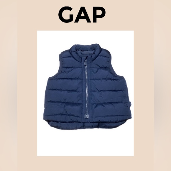 Baby GAP Zip Up Vest Size 6-12 Months NWOT - Picture 1 of 7